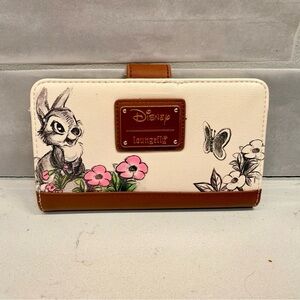 Loungefly Cream and Brown Disney Key & Card Holder